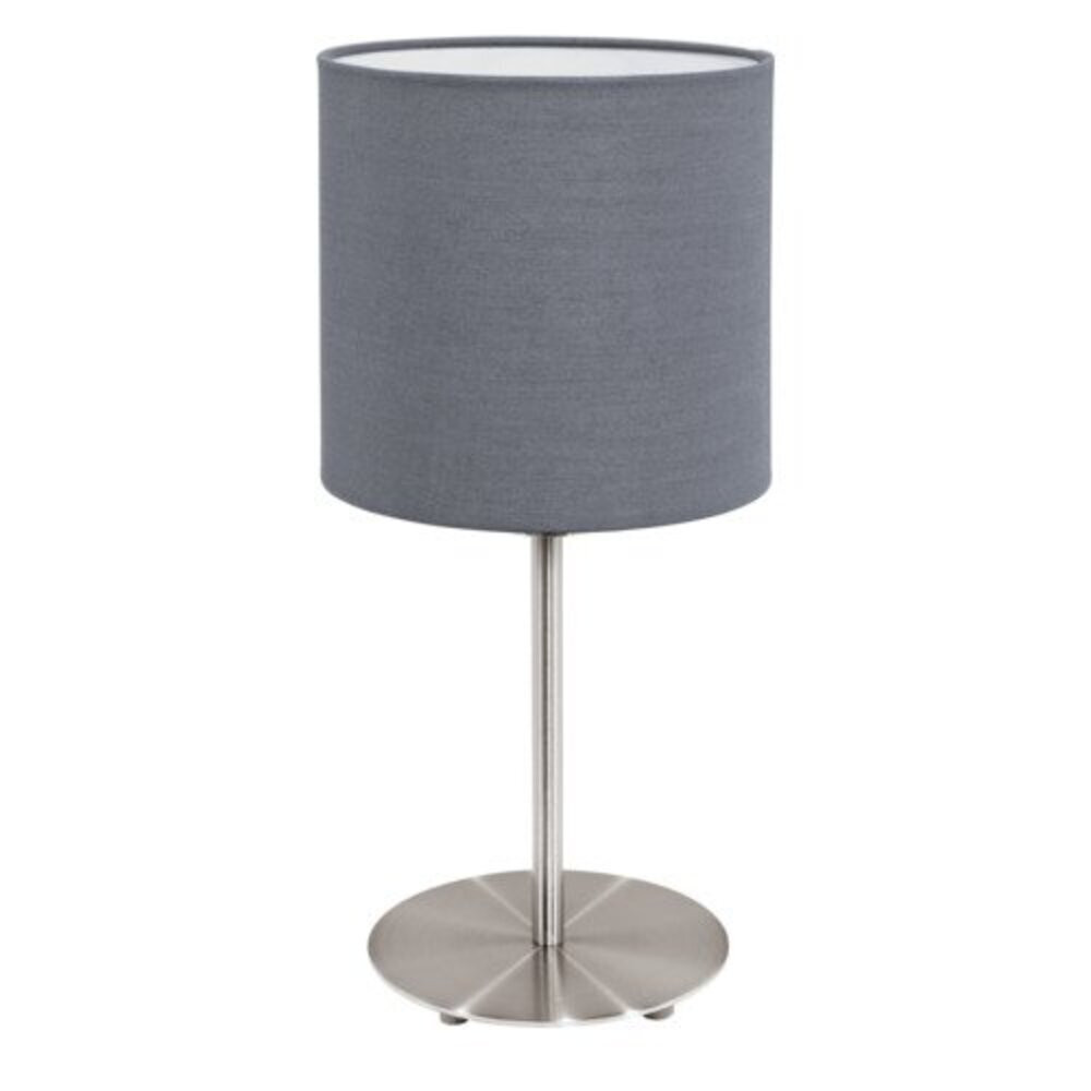 LED lámpatest , asztali , E27-es foglalatú , textil , szürke , EGLO , PASTERI , 31596