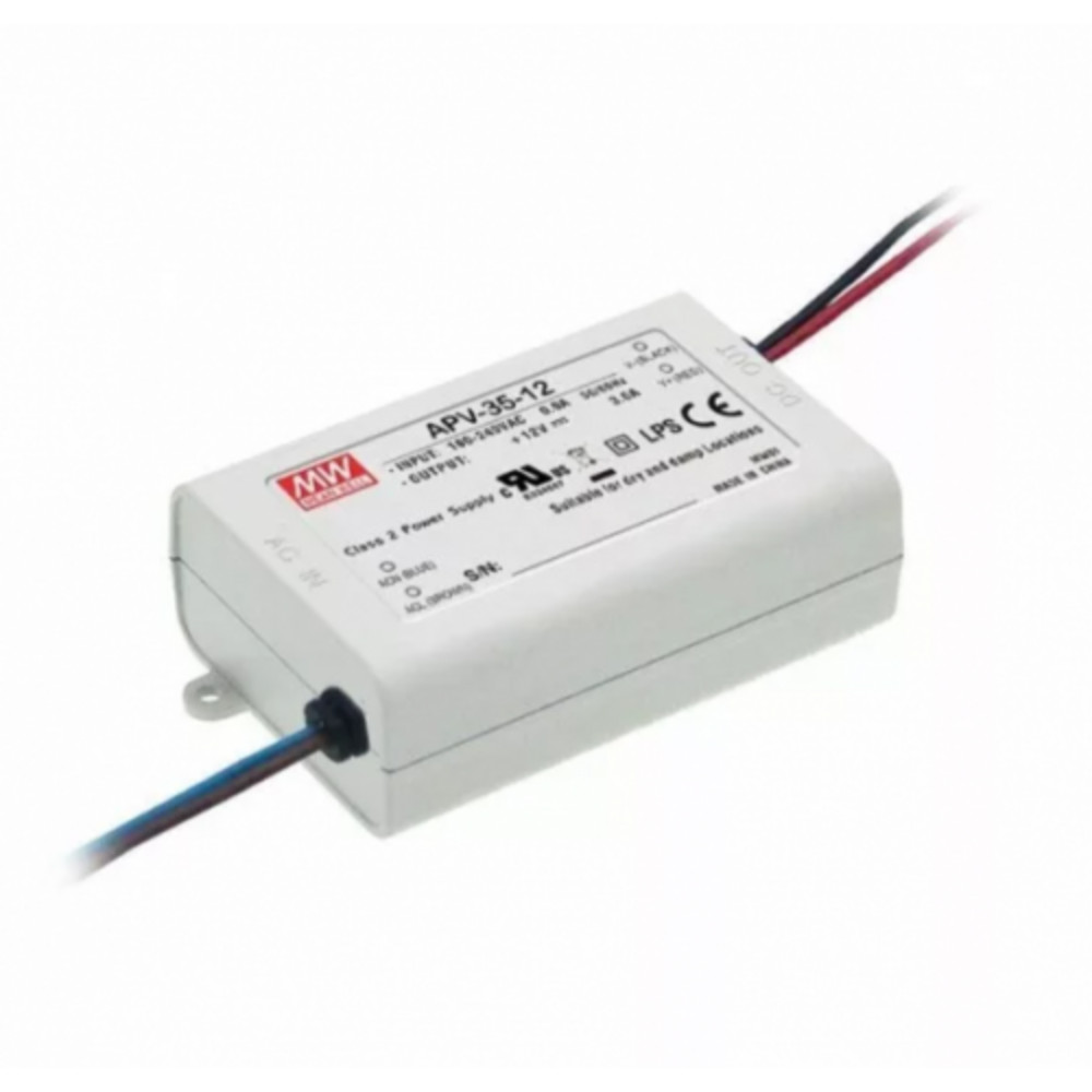 LED tápegység , Mean Well , APV-35-12 , 12 Volt , 35 Watt