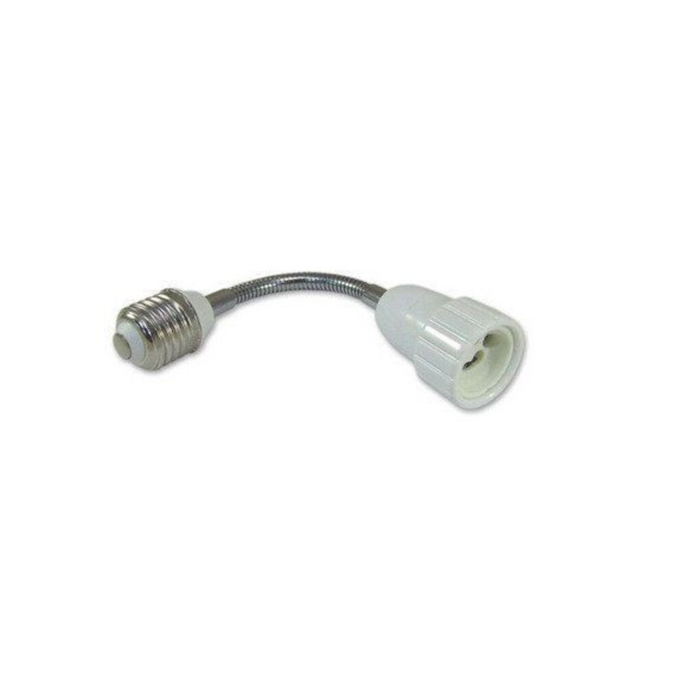 Lámpa foglalat átalakító , flexibilis toldóval (20cm) , E27-GU10