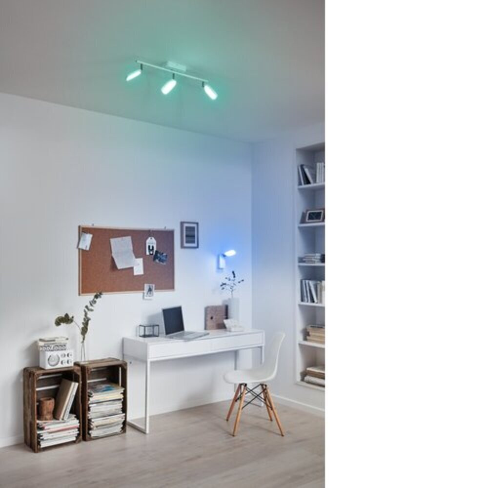 LED lámpatest , mennyezeti , 3 x 5W , dimmelhető , RGB , CCT , fehér , EGLO , PALOMBARE-C , 97693