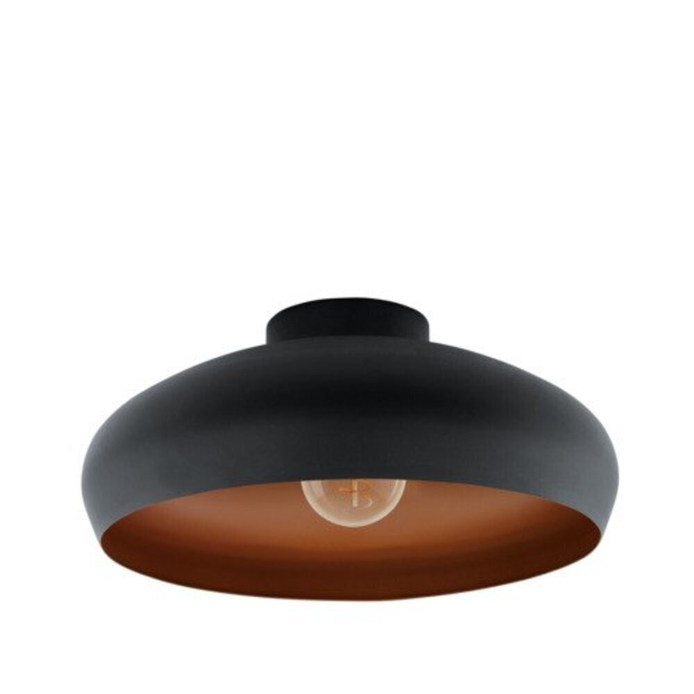LED lámpa , mennyezeti , E27 , fekete , vörösréz , EGLO , MOGANO , 94547
