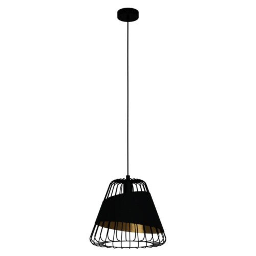 LED lámpa függeszték , mennyezeti , E27 , acél , fekete , EGLO , AUSTELL , 49446