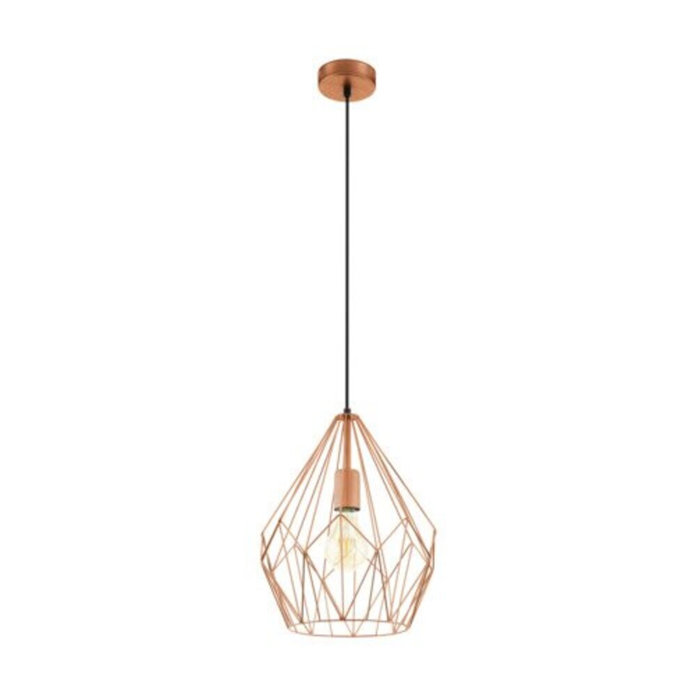 LED lámpa függeszték , mennyezeti , E27 , acél , vörösréz , EGLO , CARLTON , 49258