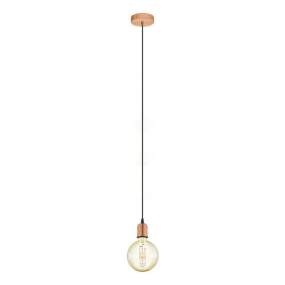 LED lámpa függeszték , mennyezeti , E27 , acél , csiszolt vörösréz , EGLO , YORTH , 32539