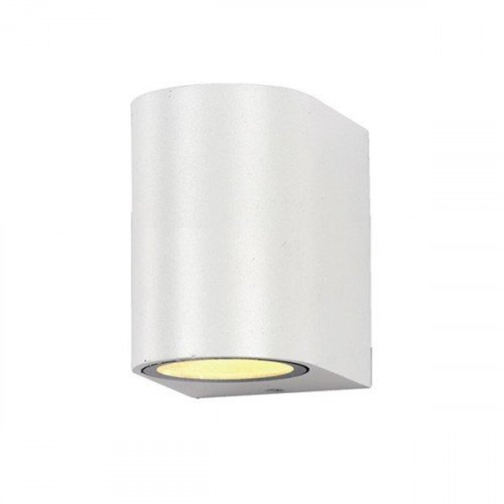 LED lámpatest , GU10 , oldalfali , kerek , 1 irányú , fehér , kültéri , IP44