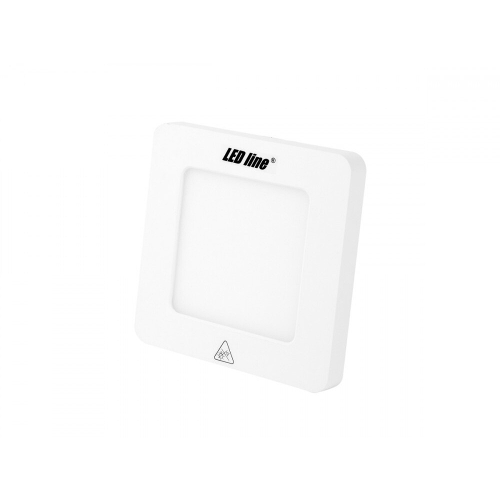 LED panel , 6W , Ultra Slim , univerzális , EasyFix , négyzet , természetes fehér