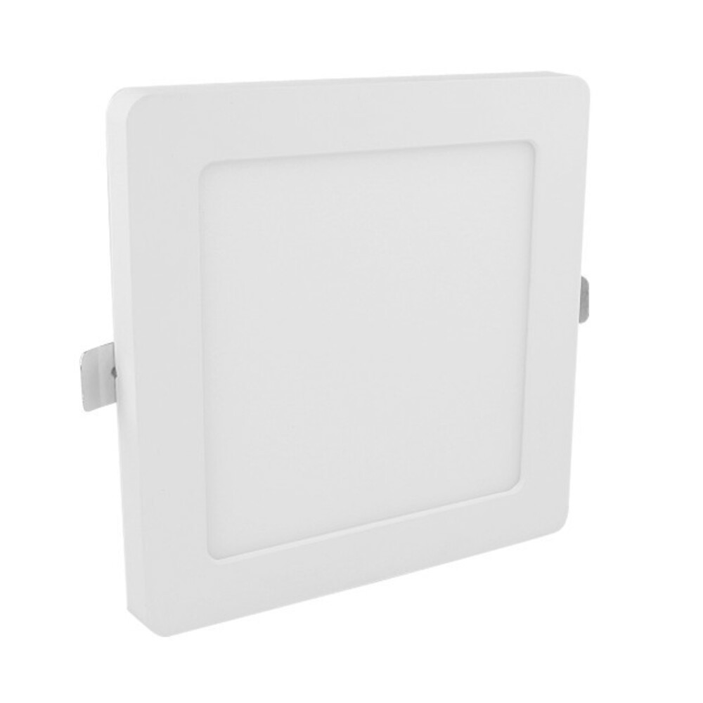 LED panel , 12W , Ultra Slim , univerzális , EasyFix , négyzet , meleg fehér