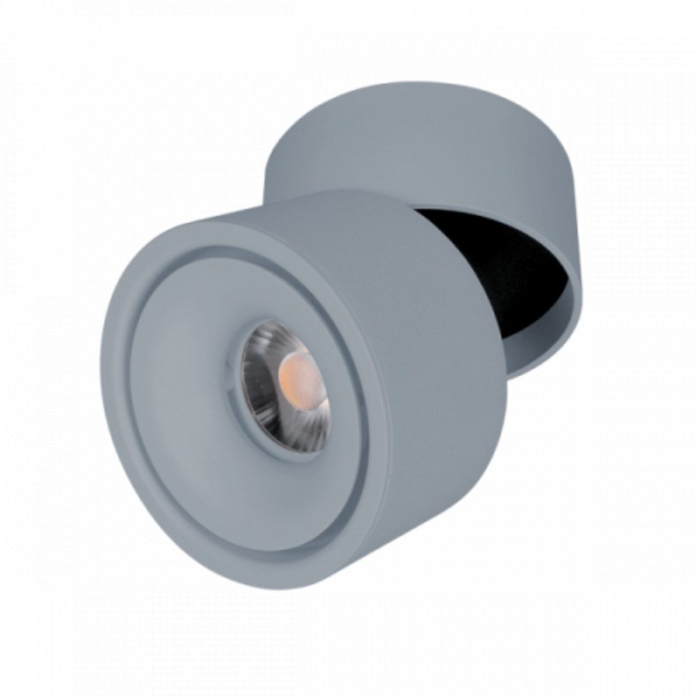 LED fényvető , mennyezetre szerelhető , 15 Watt , billenthető , 24° , hideg fehér , szürke , Elmark