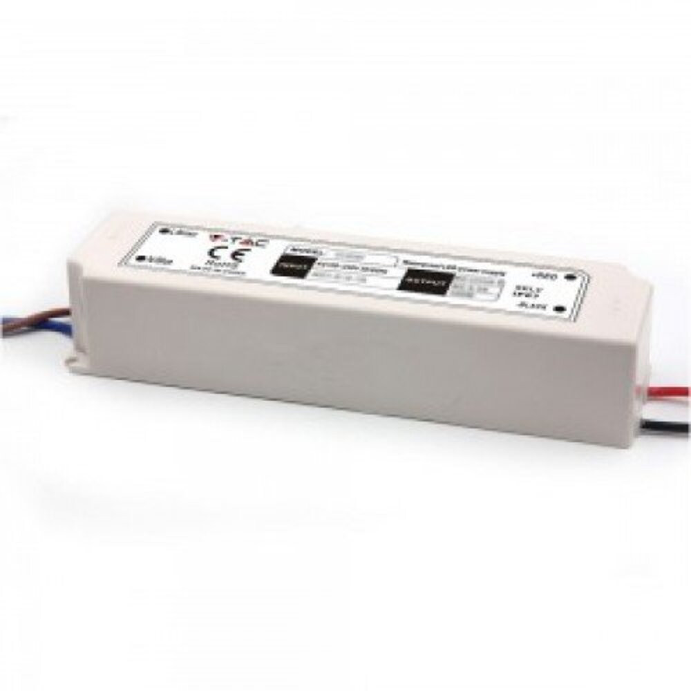 LED tápegység , 12 Volt , 150 Watt , 12,5A , kültéri , vízálló , slim , IP67 , 5 év garancia