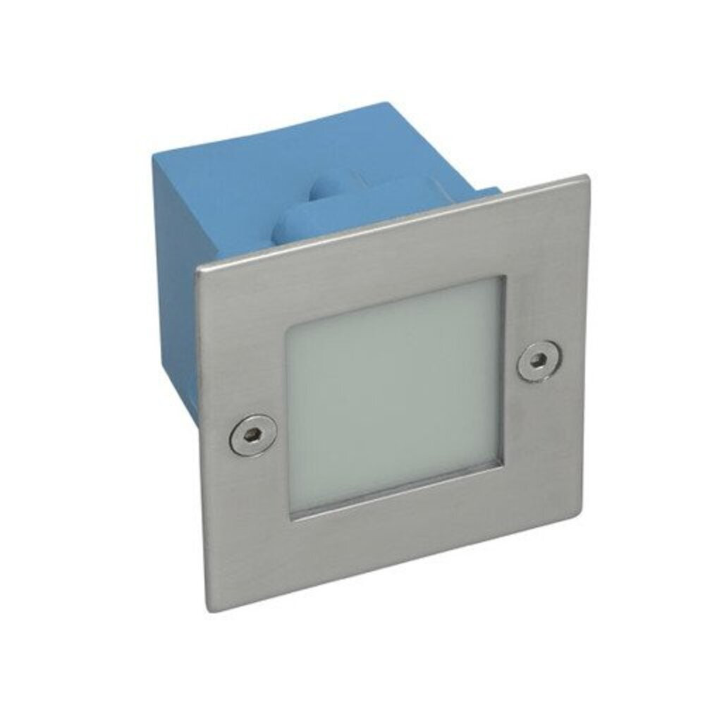 LED lámpatest , oldalfali , lépcsővilágító , irányfény , 0.6W , négyzet , természetes fehér , IP54 , TAXI
