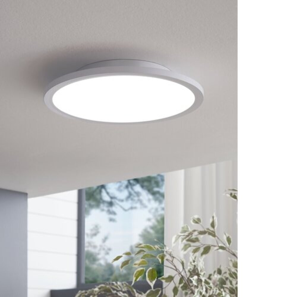 LED panel , 30 cm , falon kívüli , 17W , kerek , természetes fehér , dimmelhető , EGLO , SARSINA , 97501