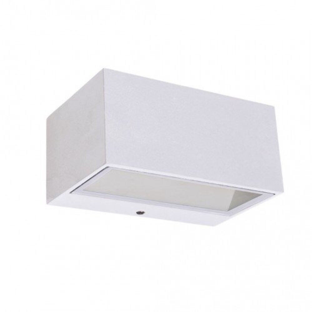 LED lámpatest , oldalfali , 2 irányú, 11W , természetes fehér , fehér , kültéri , IP54 , LUTEC , GEMINI