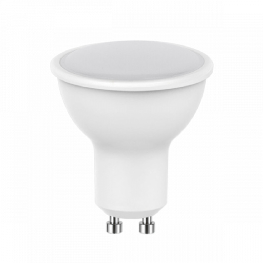 LED lámpa , égő , szpot , GU10 foglalat , matt előlappal , 110° , 7 Watt , meleg fehér , dimmelhető