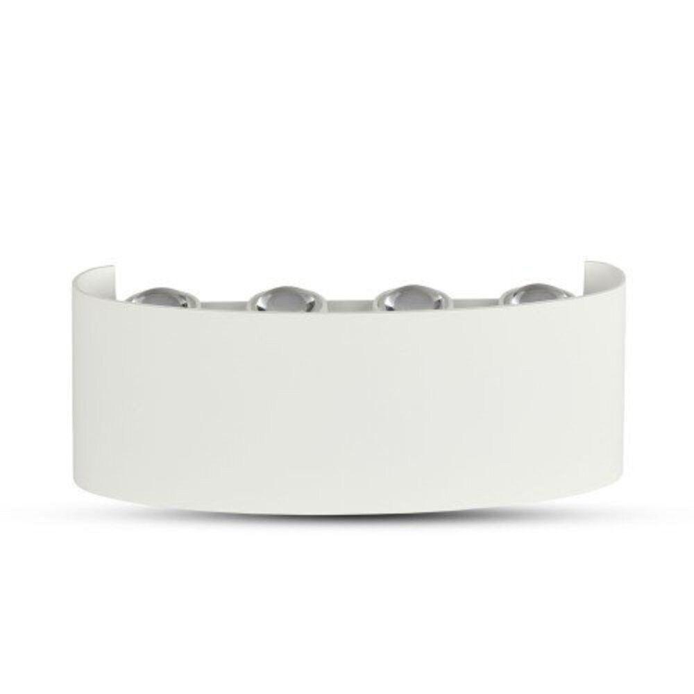 LED lámpatest , oldalfali , 2 irányú , 7W , természetes fehér , fehér , kültéri , IP54