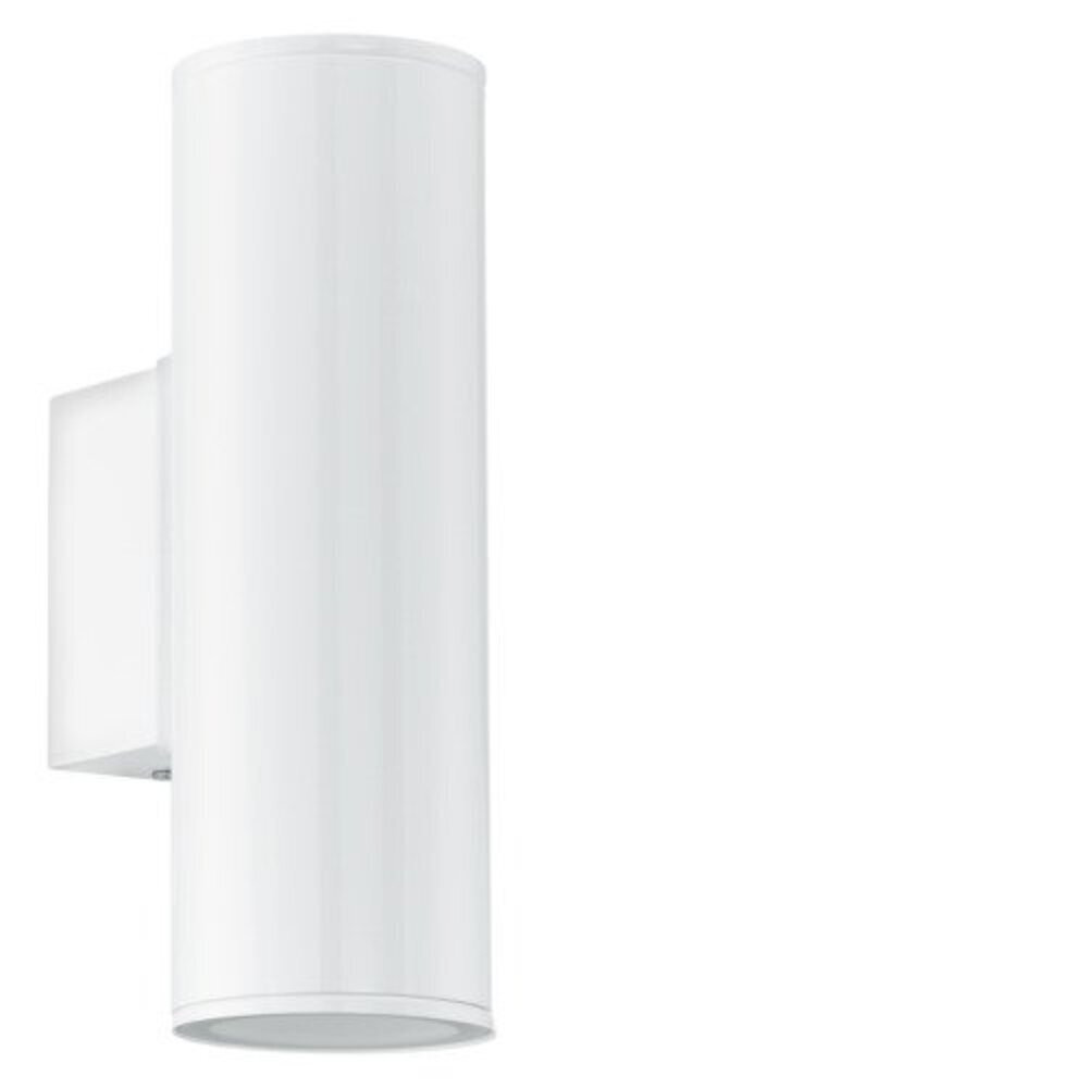 LED lámpatest , oldalfali , GU10 , 2x3W , meleg fehér , 2 irányú , fehér , kültéri , IP44 , EGLO , RIGA , 94101