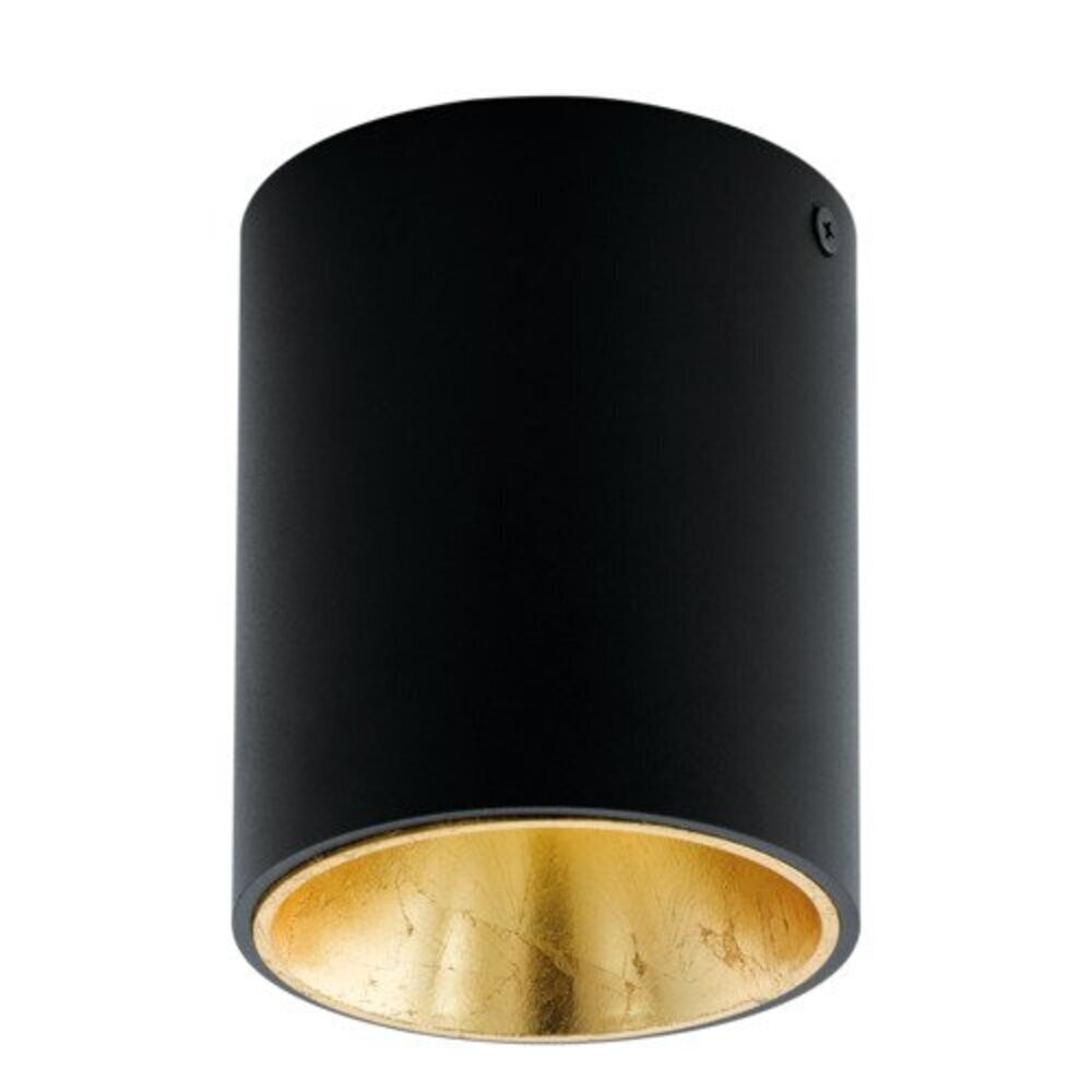 LED lámpatest , mennyezeti , spot , kerek , 3.3W , meleg fehér , fekete , arany , EGLO , POLASSO , 94502