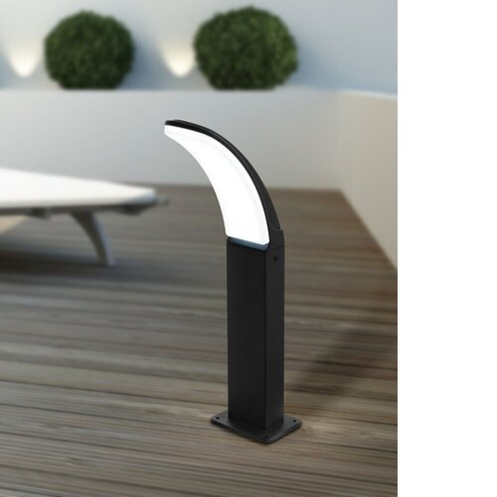 Led lámpatest , állólámpa , 11 Watt , meleg fehér , fekete , kültéri , IP44 , EGLO , FIUMICINO , 98151