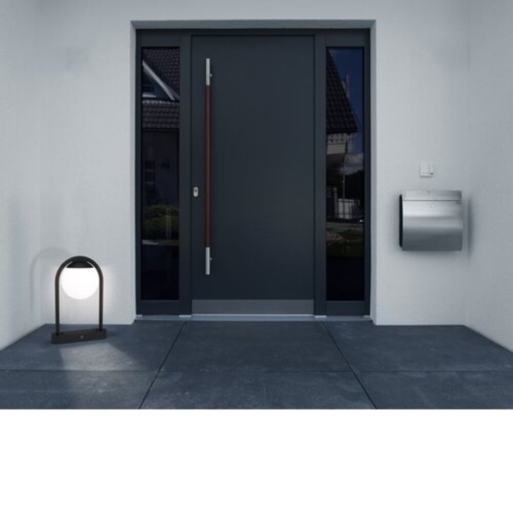 LED lámpatest , állólámpa , E27-es foglalatú , fekete , kültéri , IP44 , EGLO , PRATA VECCHIA , 98732