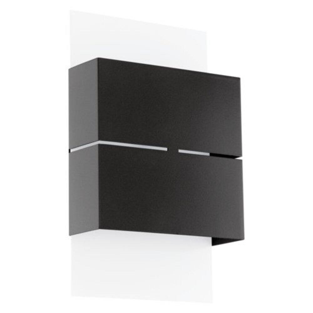 LED lámpa , oldalfali , 5W , meleg fehér , antracit , kültéri , IP44 , EGLO , KIBEA , 93254