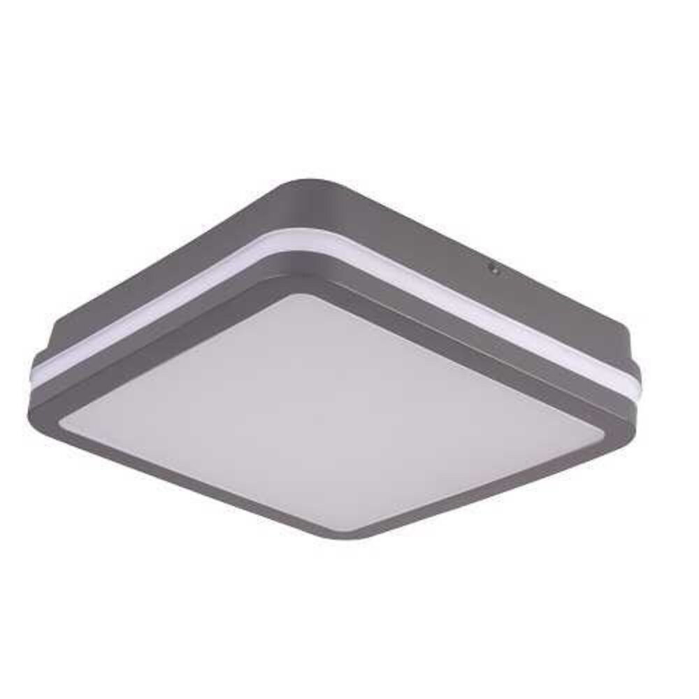 LED lámpatest , mennyezeti , négyzet , 18W , CCT , grafit , BENO , IP65