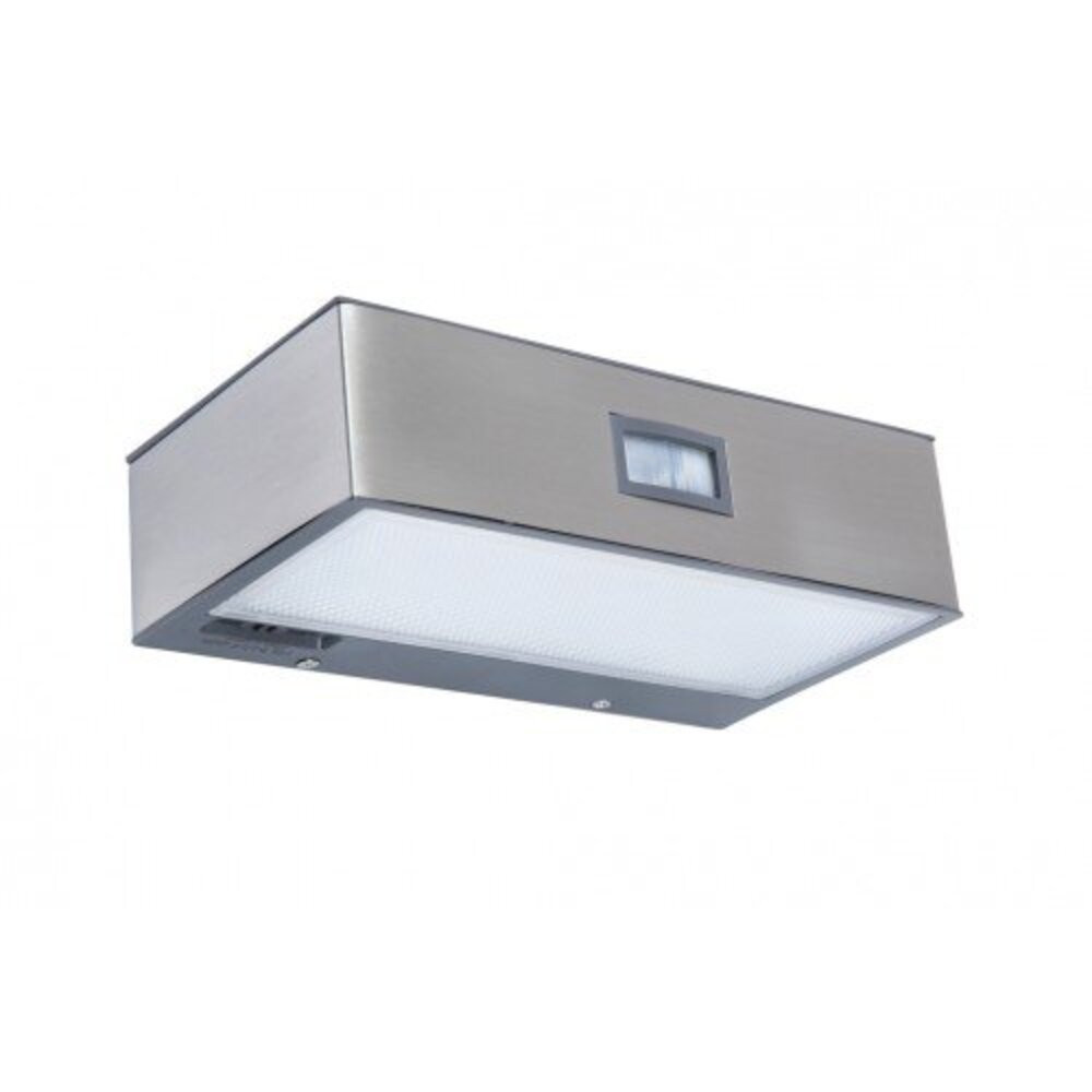 LED lámpatest , mozgásérzékelős , oldalfali , napelemes , 2W , természetes fehér , kültéri , IP44 , LUTEC , BRICK