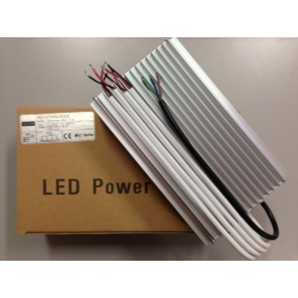 LED tápegység , 12 Volt , 150 Watt , 12,5A , kültéri , vízálló , IP67, Alumínium ház