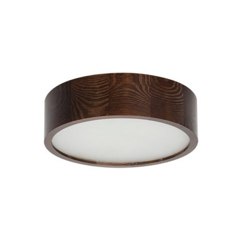 LED lámpatest , mennyezeti , E27 , kerek , fa , üveg , wenge , JASMIN