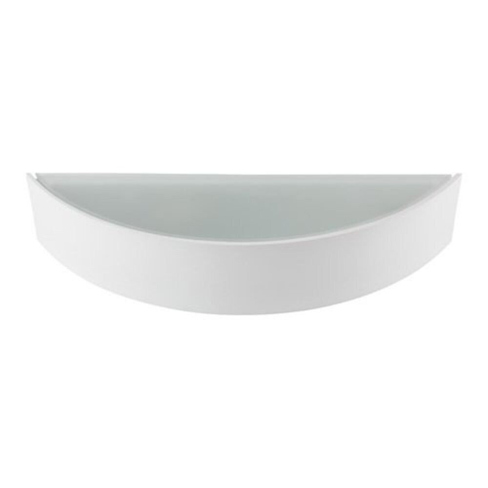LED lámpatest , oldalfali , E27 , kerek , fa , üveg , matt fehér , JASMIN