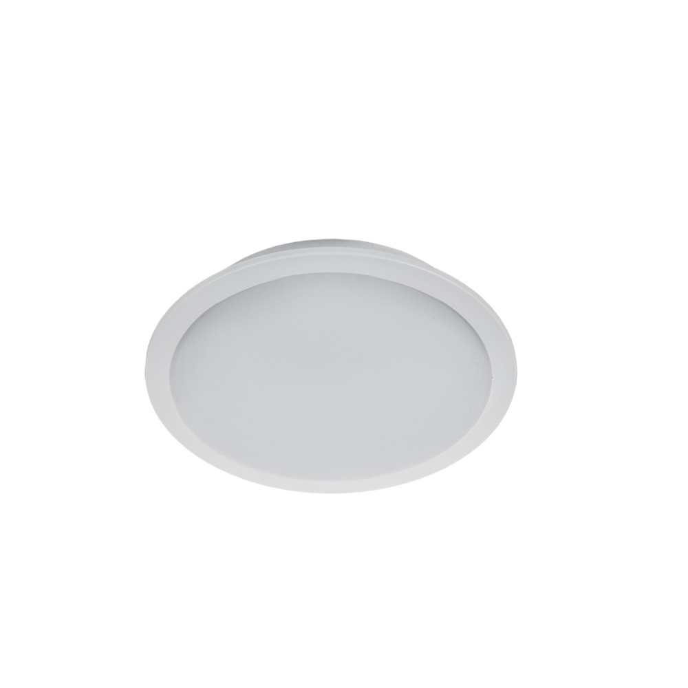 LED panel , 18W , süllyesztett , kerek , hideg fehér , vízvédett , IP65