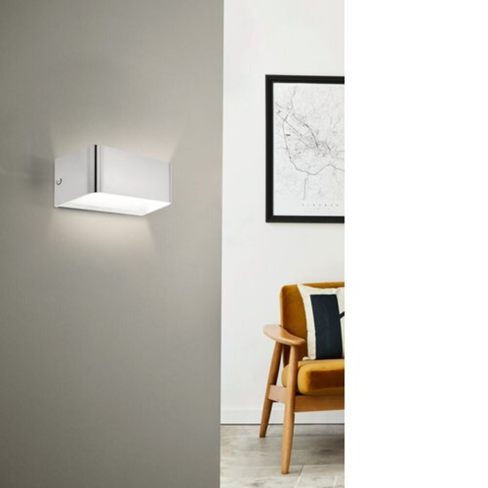 LED lámpa , fali , 10 watt , meleg fehér , matt nikkel , EGLO , SANIA 4 , 98425