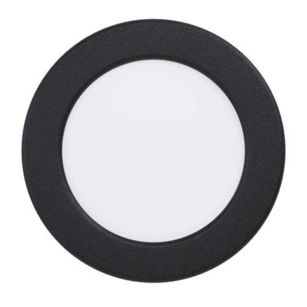 LED panel , 5.5W , süllyesztett , kerek , természetes fehér , fekete keret , EGLO , FUEVA 5 , 99157