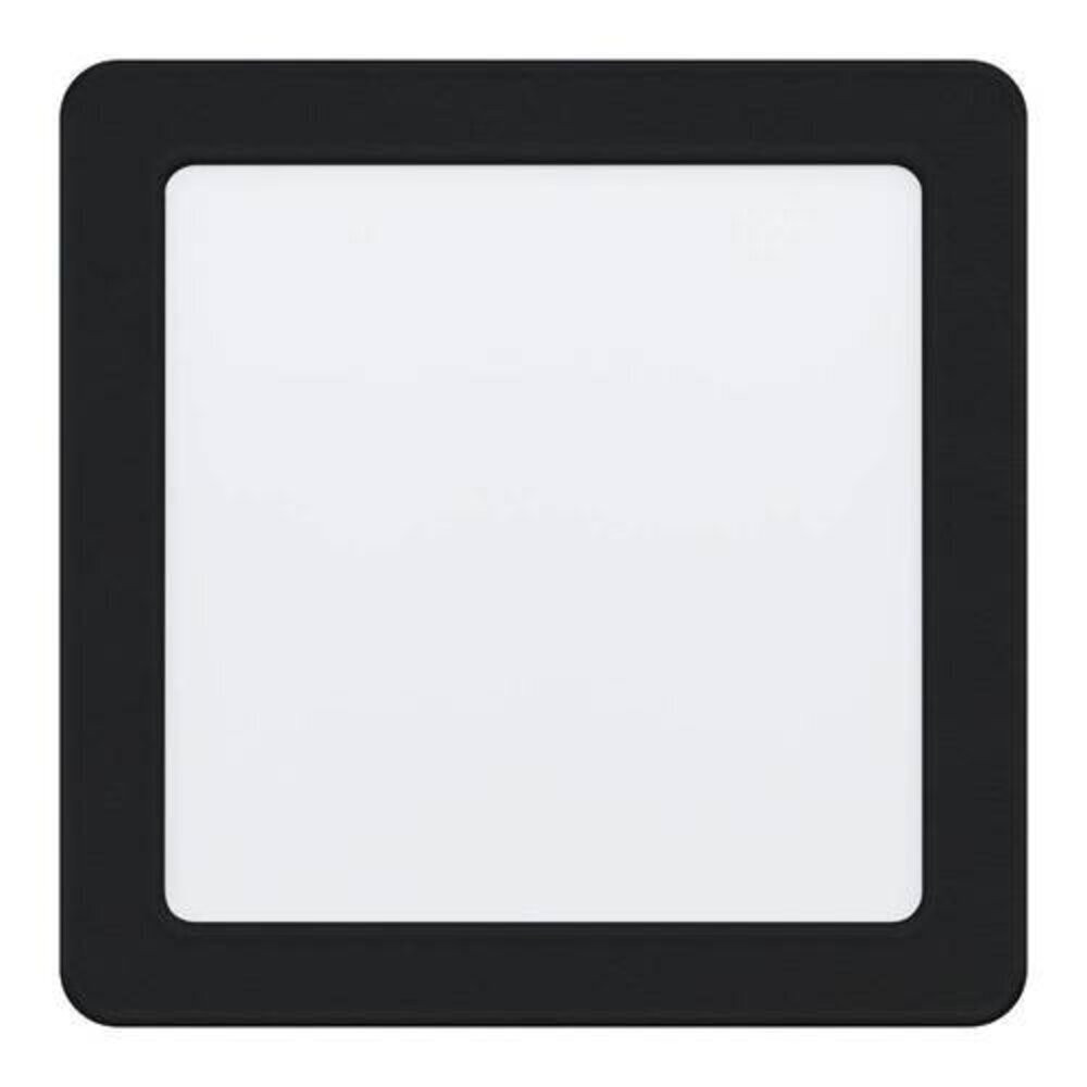 LED panel , 10.5W , süllyesztett , négyzet, természetes fehér , fekete keret , EGLO , FUEVA 5 , 99188