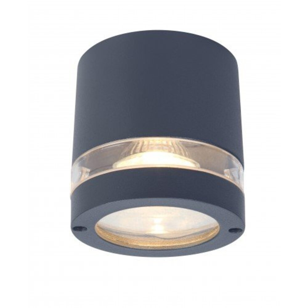 LED lámpatest , mennyezeti , GU10 foglalat , sötét szürke , kültéri , IP44 , LUTEC , FOCUS