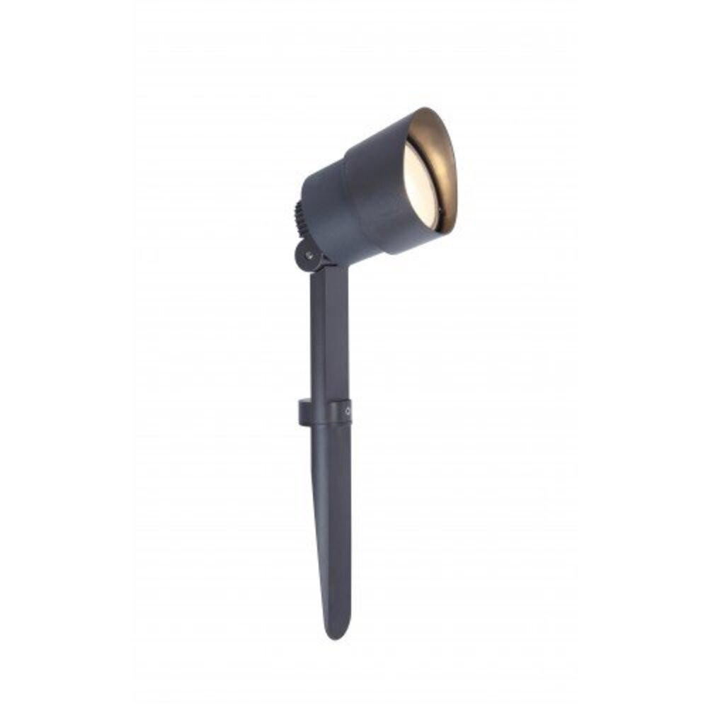 LED lámpatest , földbe leszúrható , 3.5W , meleg fehér , sötét szürke , kültéri , IP54 , LUTEC , EXPLORER