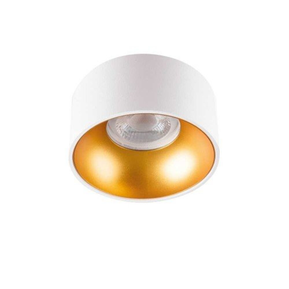 LED lámpatest , mennyezeti , spot keret , GU10 , beépíthető , fehér , arany , MINI RITI