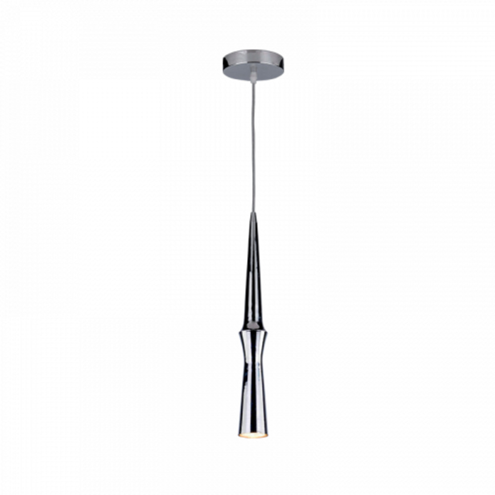 LED lámpa , függeszték , mennyezeti , GU10 , króm , fém , DUKE