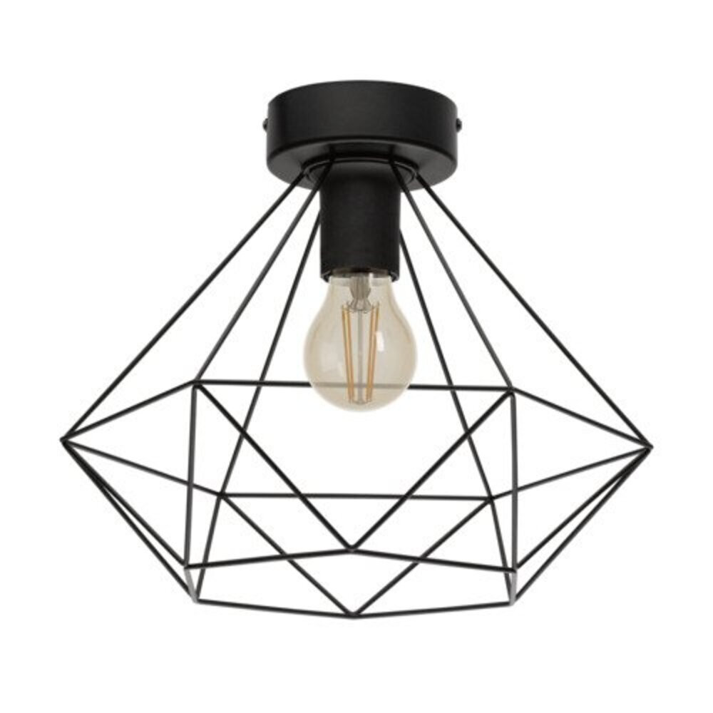 LED lámpa , mennyezeti , E27 , acél , fekete , EGLO , TARBES , 43004