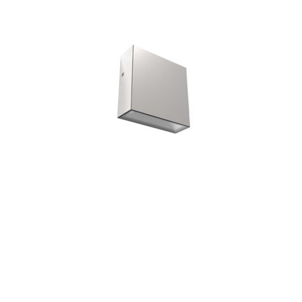 LED lámpatest , oldalfali , 1 irányú , 9W , természetes fehér , acél , kültéri , IP54 , LUTEC , GEMINI XF