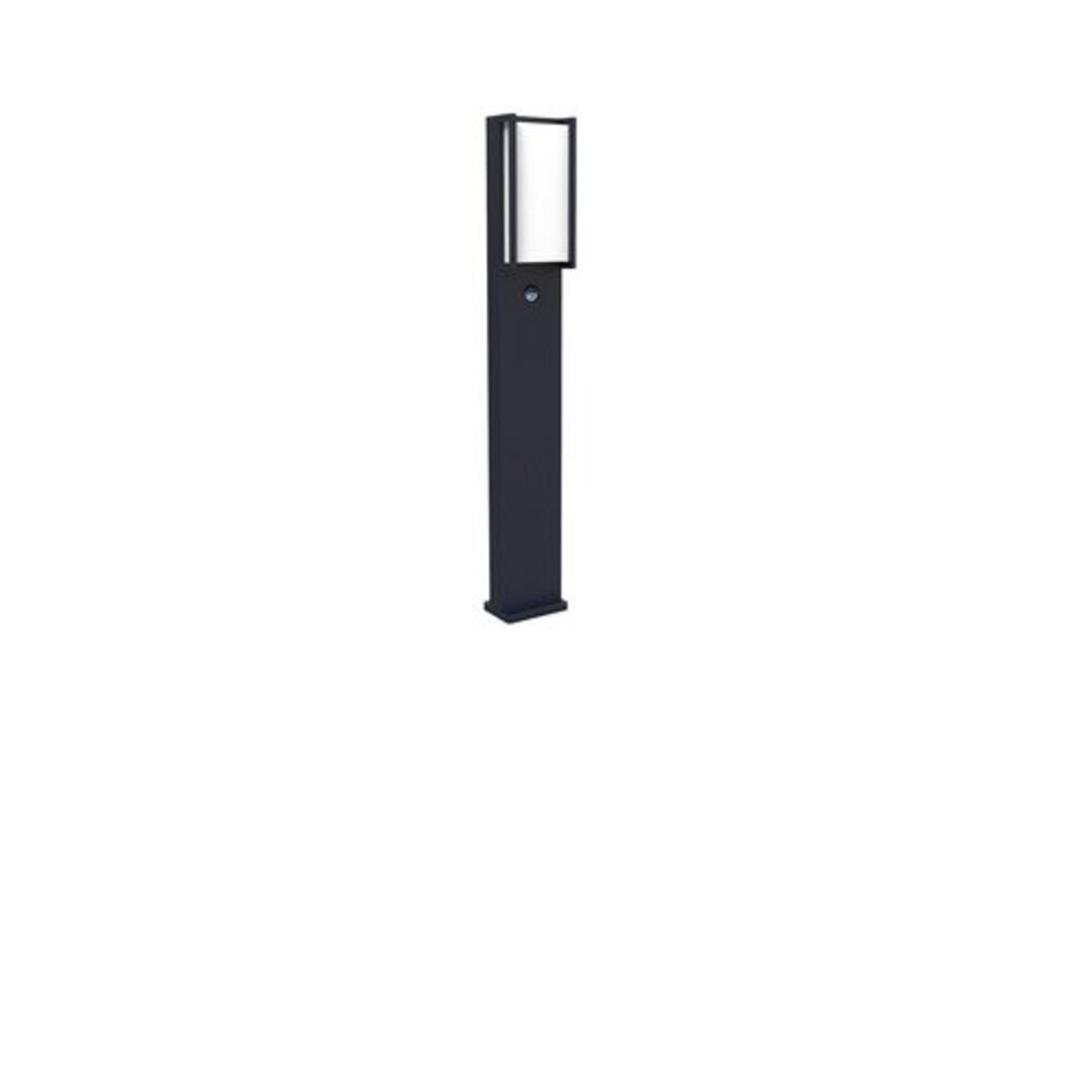 Led lámpatest , állólámpa , mozgásérzékelős , 15 Watt , meleg fehér , kültéri , IP54 , LUTEC, QUBO