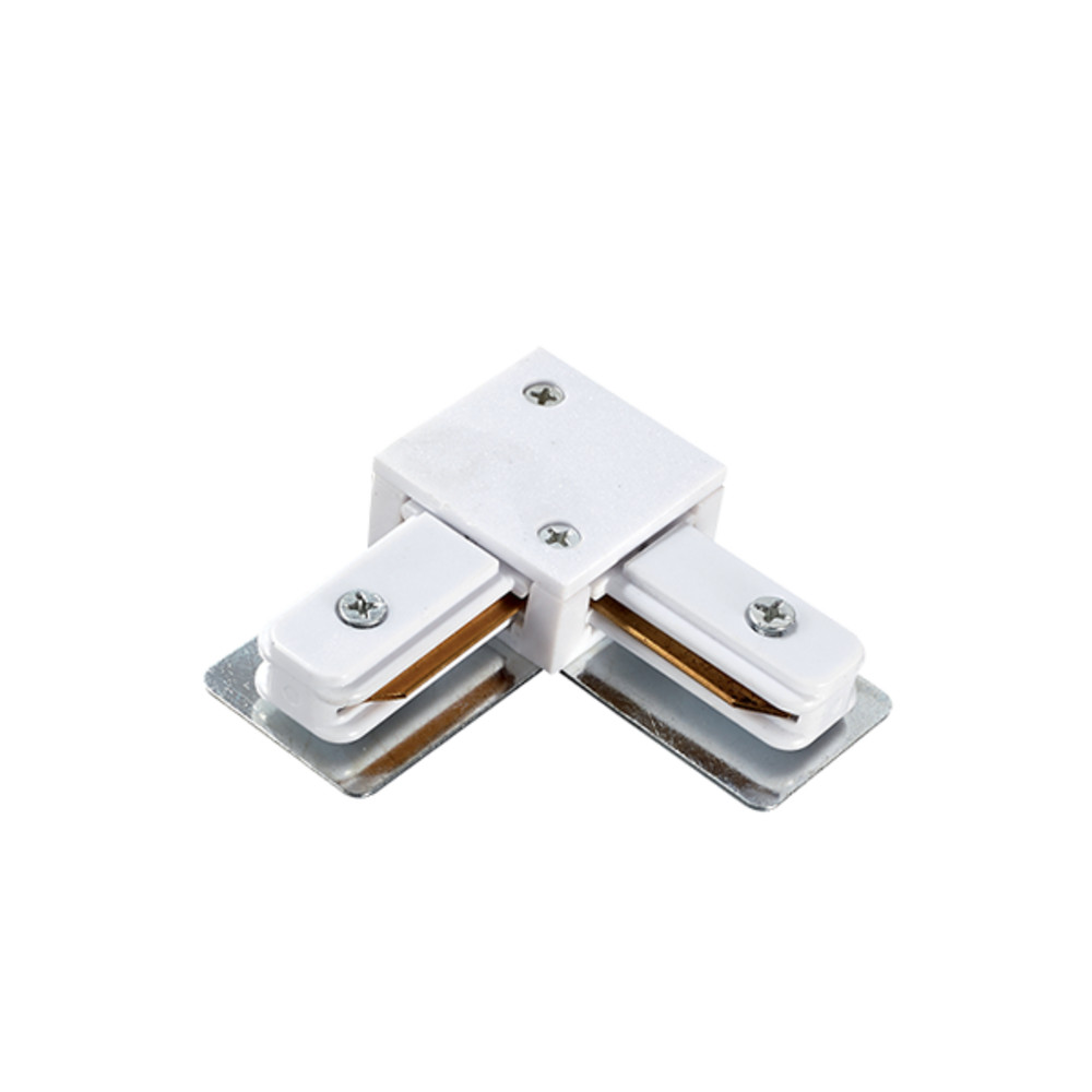 Track light sín adapter , 1 fázisú , 2 pólusú , L típus , fehér