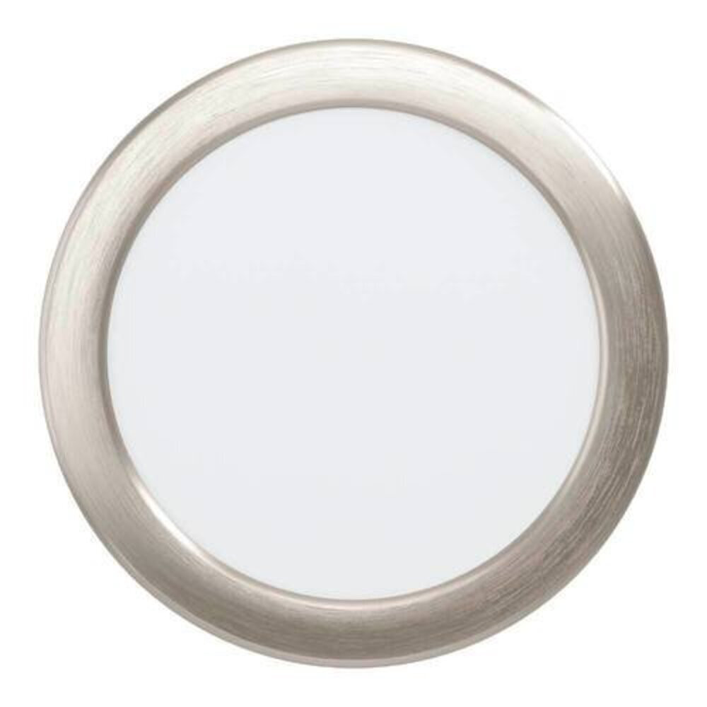 LED panel , 10.5W , süllyesztett , kerek , természetes fehér , matt nikkel keret , EGLO , FUEVA 5 , 99154