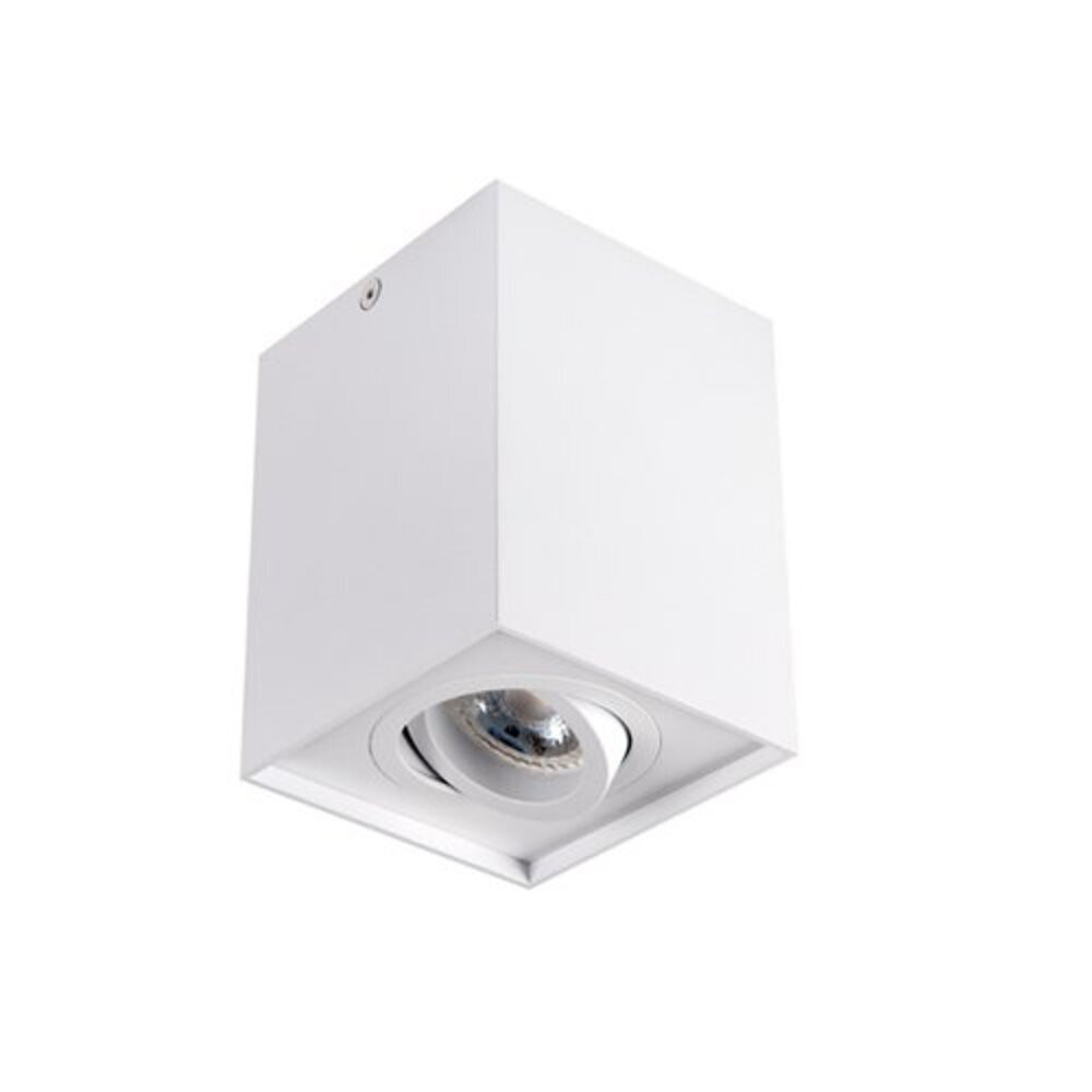 LED lámpatest , spot , GU10 , felületre szerelhető , billenthető , alumínium , matt fehér , GORD