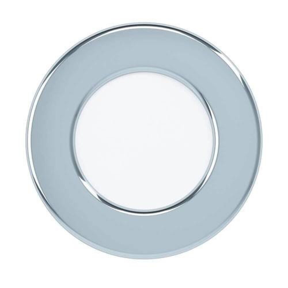 LED panel , 2.7W , süllyesztett , kerek , természetes fehér , króm keret , IP44 , EGLO , FUEVA 5 , 99208