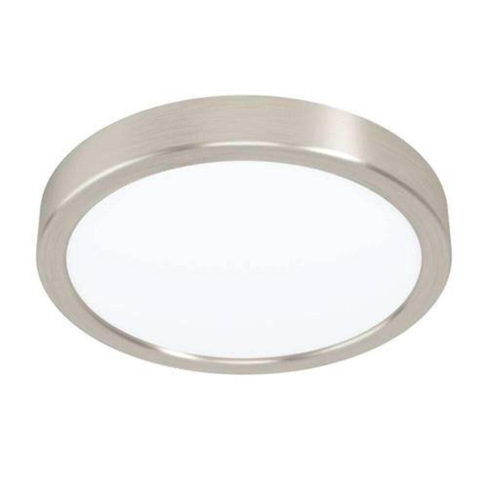 LED panel , 17W , falon kívüli , kerek , meleg fehér , matt nikkel keret , EGLO , FUEVA 5 , 99219