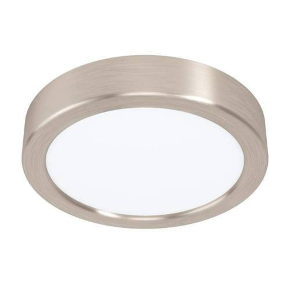LED panel , 10.5W , falon kívüli , kerek , természetes fehér , matt nikkel keret , EGLO , FUEVA 5 , 99228