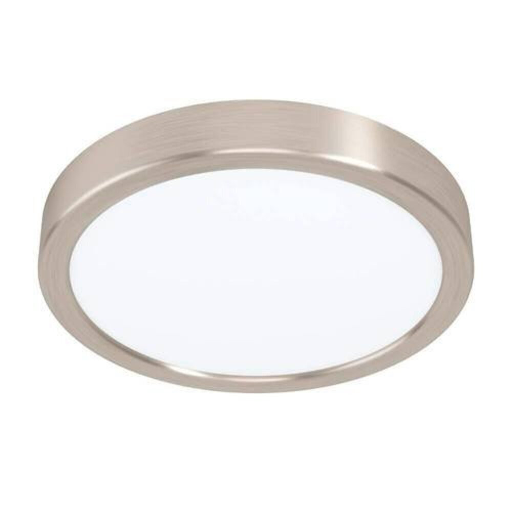 LED panel , 16.5W , falon kívüli , kerek , természetes fehér , matt nikkel keret , EGLO , FUEVA 5 , 99229