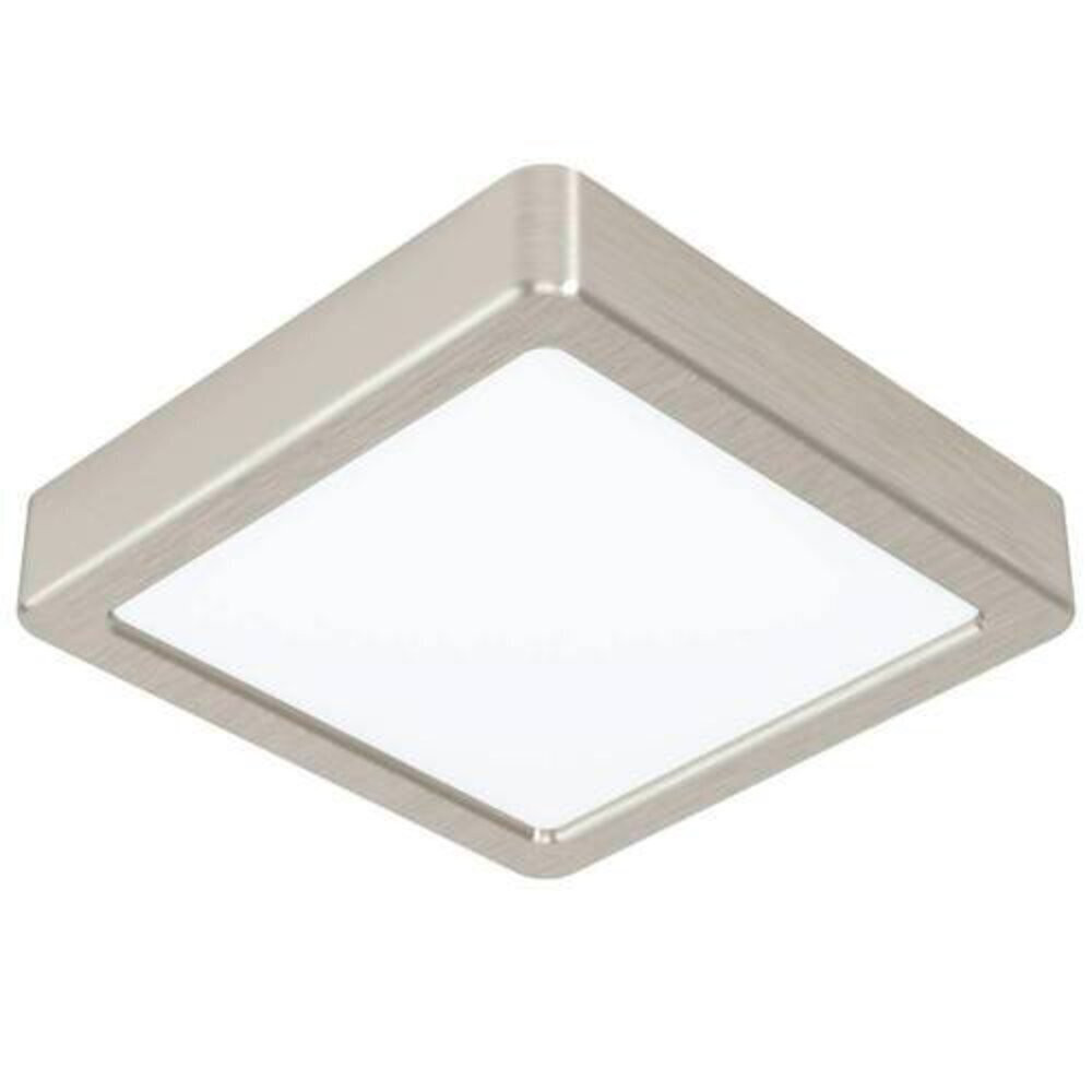 LED panel , 10.5W , falon kívüli , négyzet , meleg fehér , matt nikkel keret , EGLO , FUEVA 5 , 99239