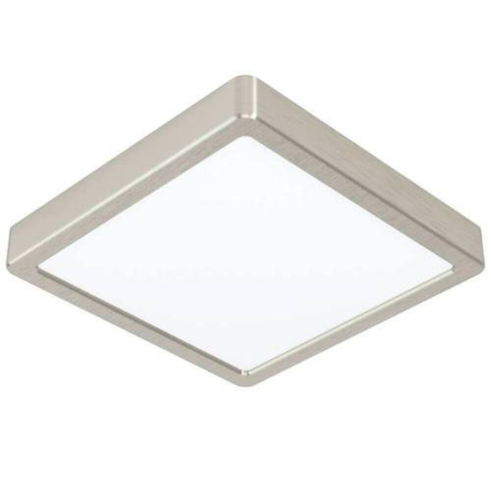 LED panel , 16.5W , falon kívüli , négyzet , meleg fehér , matt nikkel keret , EGLO , FUEVA 5 , 99241