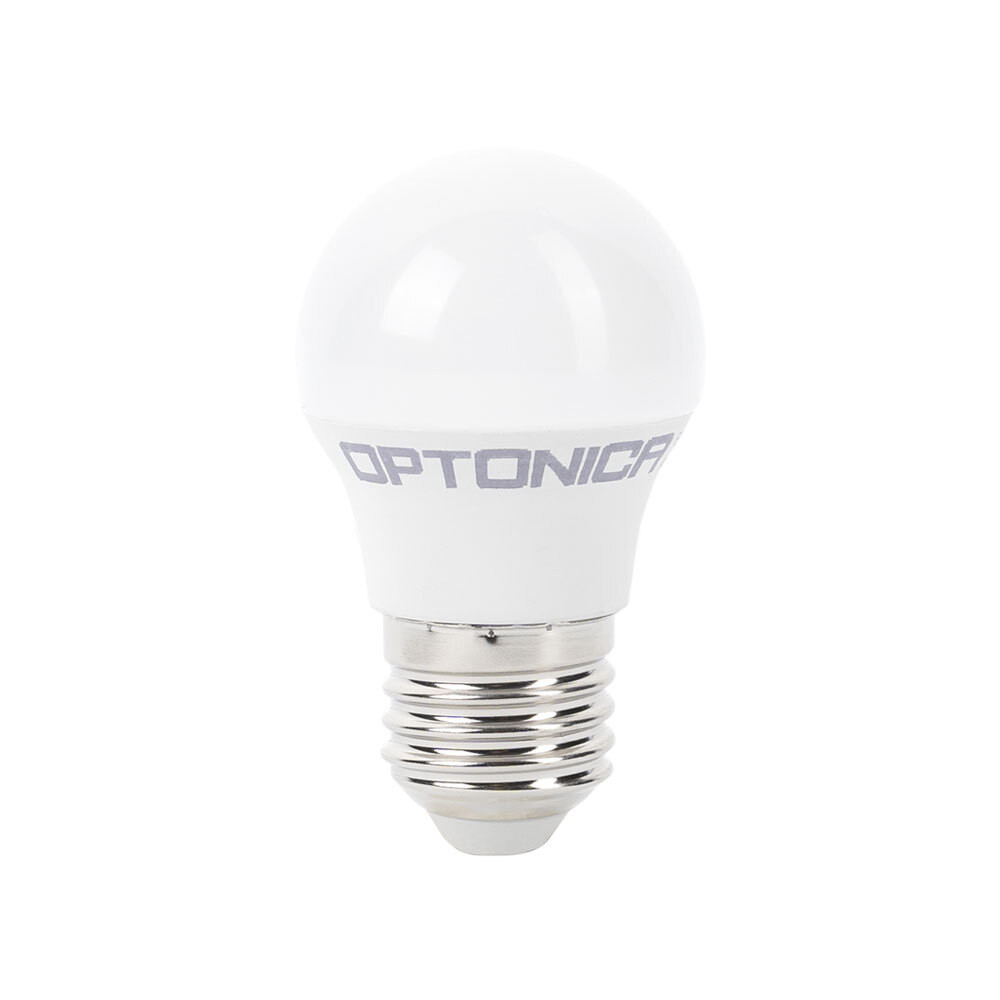 LED izzó E27 G45 8w, 4500K, természetes fehér, Optonica, 1337