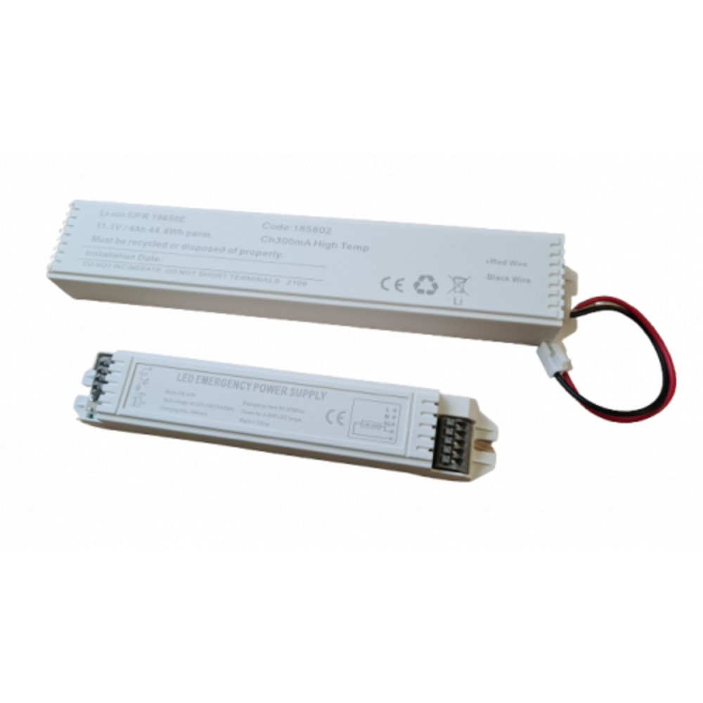 Vészvilágítás meghajtó, inverter LED fénycsövekhez és LED panelekhez (3-40 Watt) , 230V kimenettel